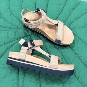 Reef Cushion Rem Hi Womens 5 Platform Sandals Comfort Strappy Beachy Boho